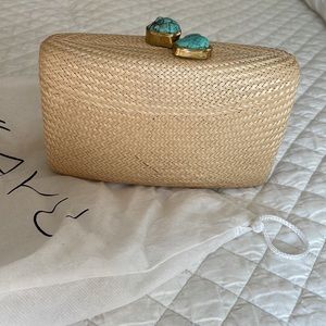 EUC Kayu Jen Clutch with Turquoise Stone